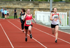 117 and 222 Girls 100 metres, Northumberland Classic, Hexham